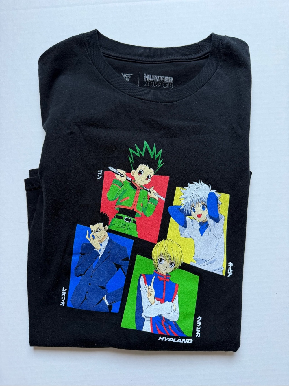 Hunter x Hunter Character Panel Graphic Tee - Black